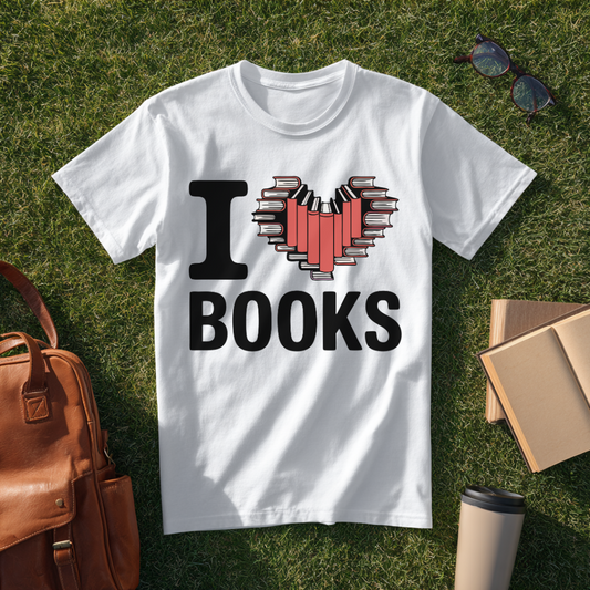 I Heart Books T-Shirt