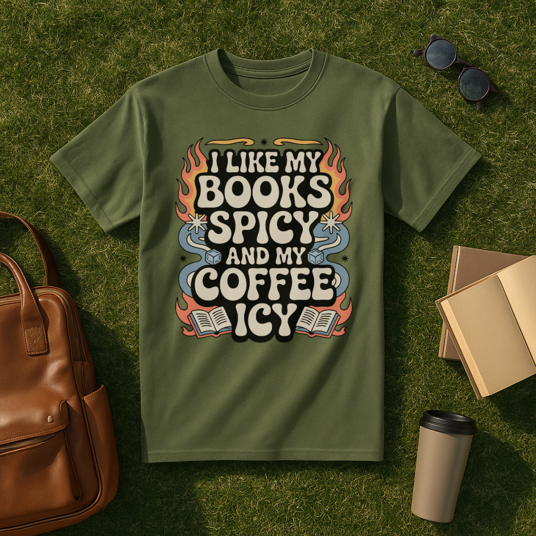 I Like My Books Spicy T-Shirt