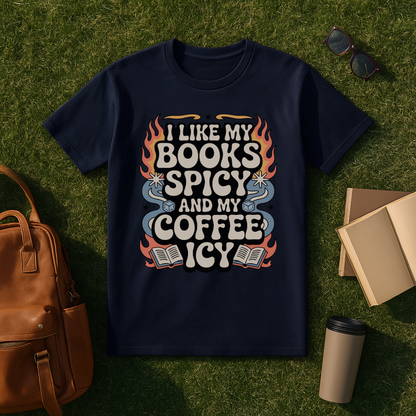 I Like My Books Spicy T-Shirt