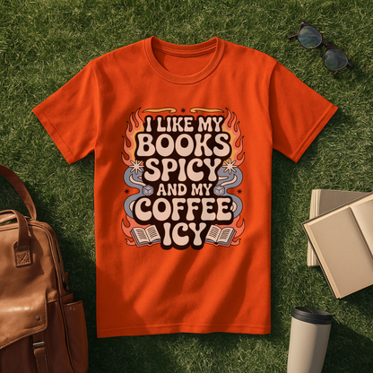 I Like My Books Spicy T-Shirt