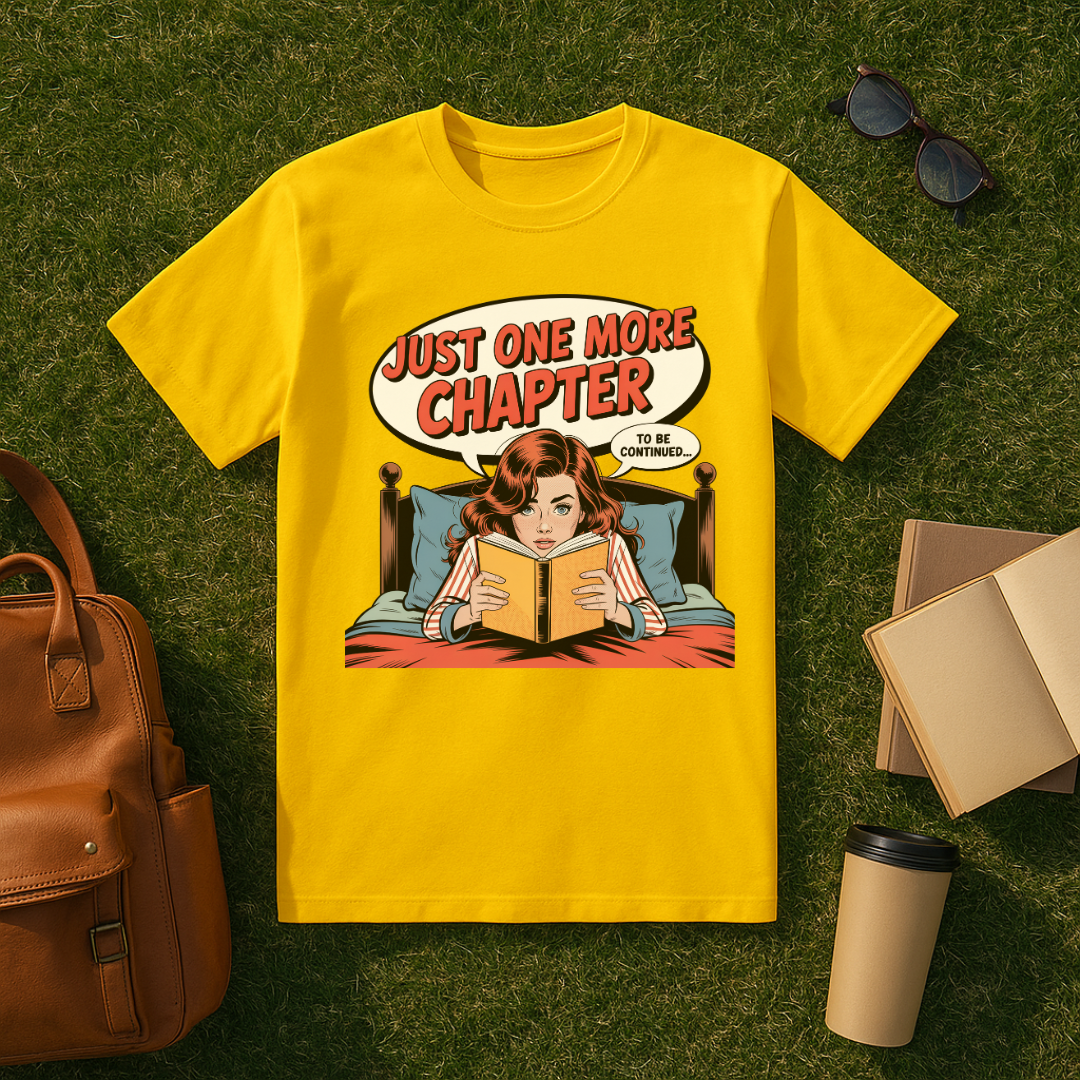 Just One More Chapter Comic Book T-Shirt
