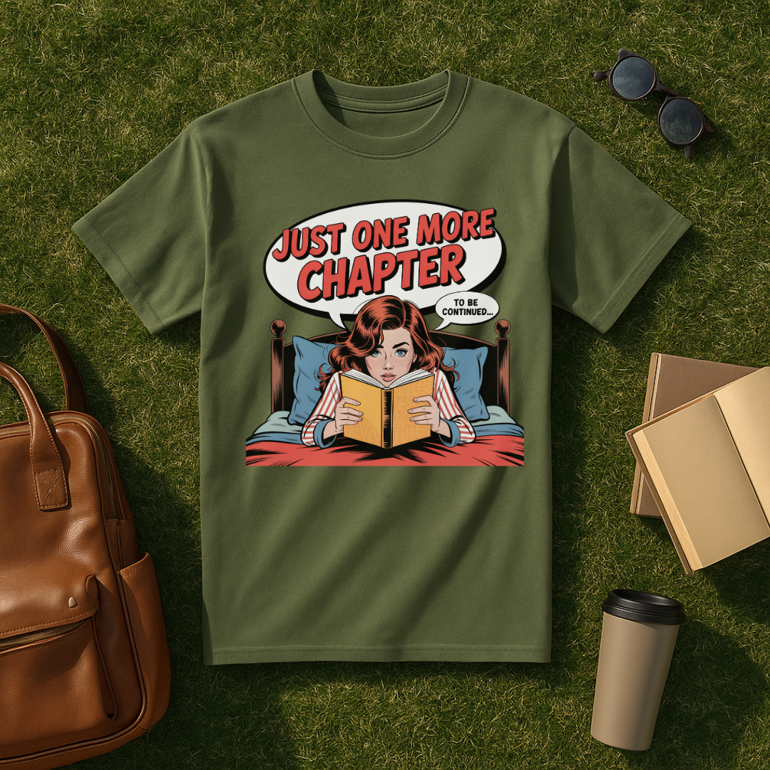 Just One More Chapter Comic Book T-Shirt