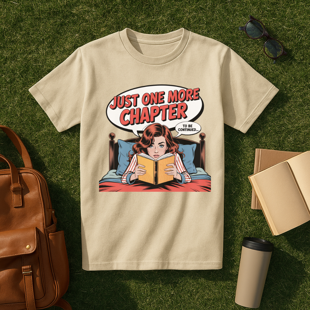 Just One More Chapter Comic Book T-Shirt