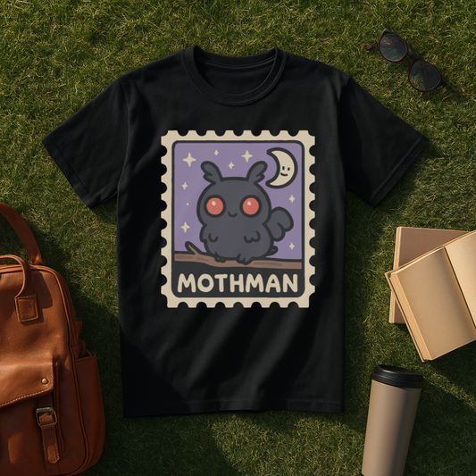 Kawaii Mothman Stamp T-Shirt