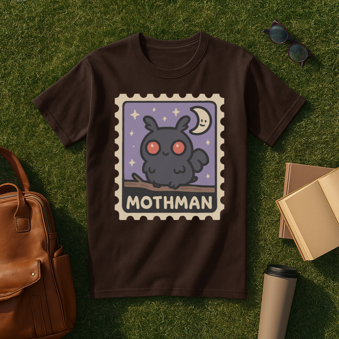 Kawaii Mothman Stamp T-Shirt