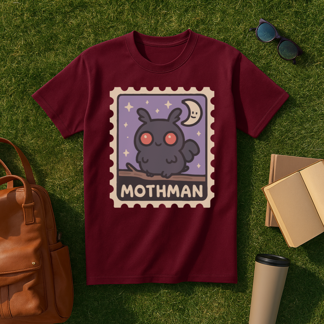 Kawaii Mothman Stamp T-Shirt