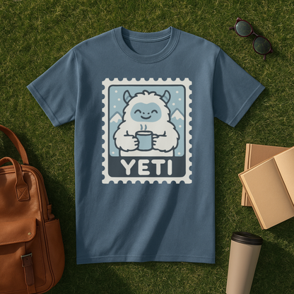 Kawaii Yeti Stamp T-Shirt