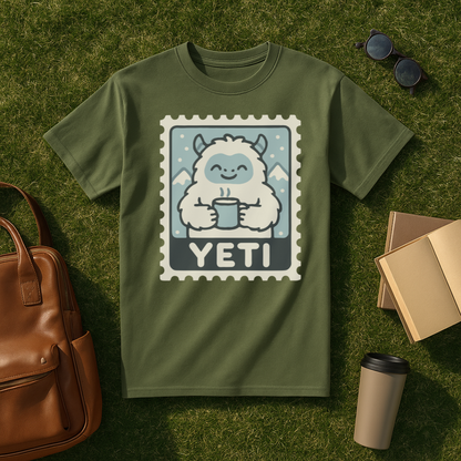 Kawaii Yeti Stamp T-Shirt