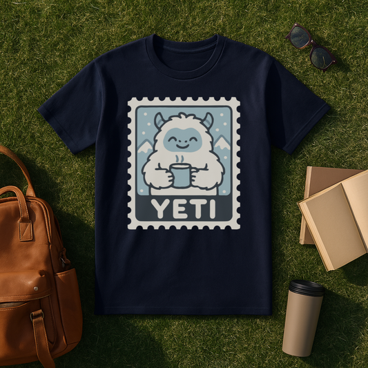 Kawaii Yeti Stamp T-Shirt