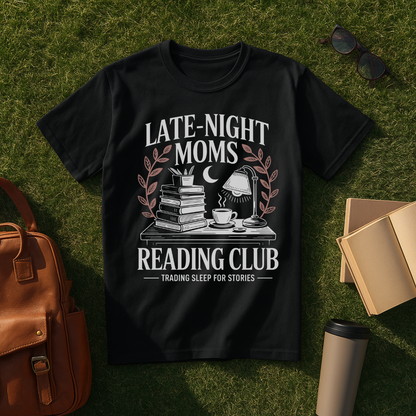 Late Night Moms Reading Club T-Shirt