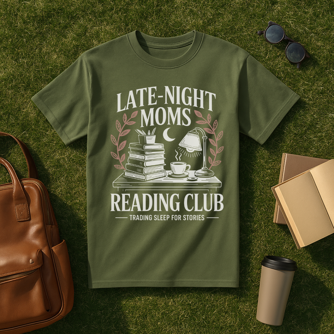 Late Night Moms Reading Club T-Shirt
