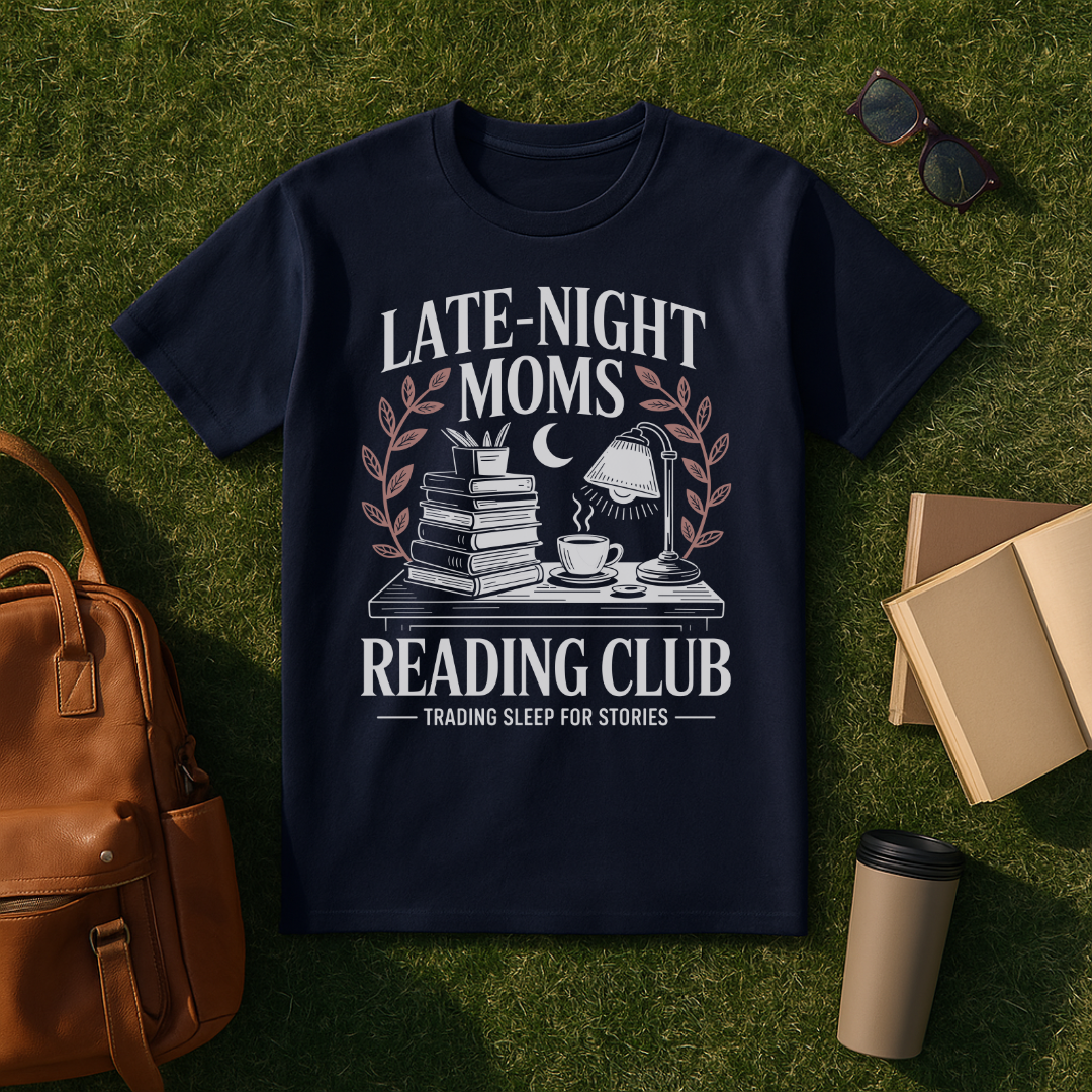 Late Night Moms Reading Club T-Shirt