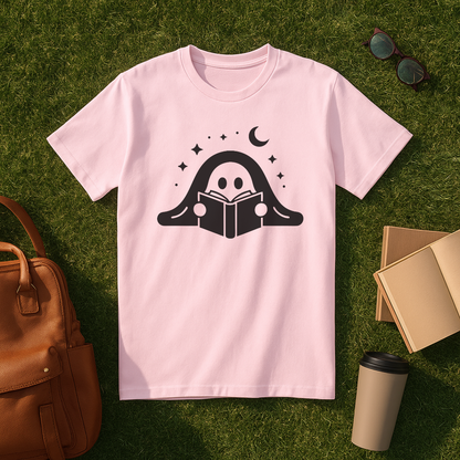 Minimalist Bookish Ghost T-Shirt