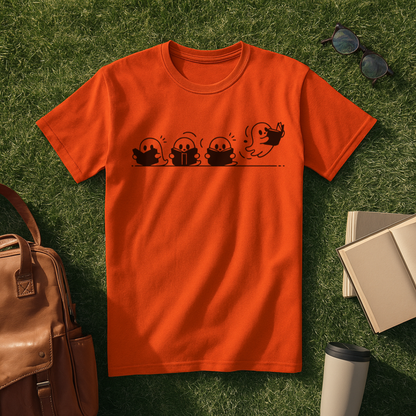 Minimalist Bookish Ghosts T-Shirt