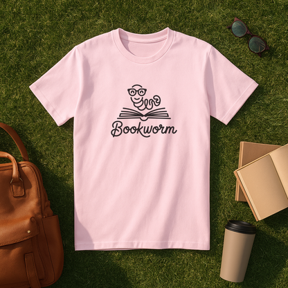Minimalist Bookworm T-Shirt