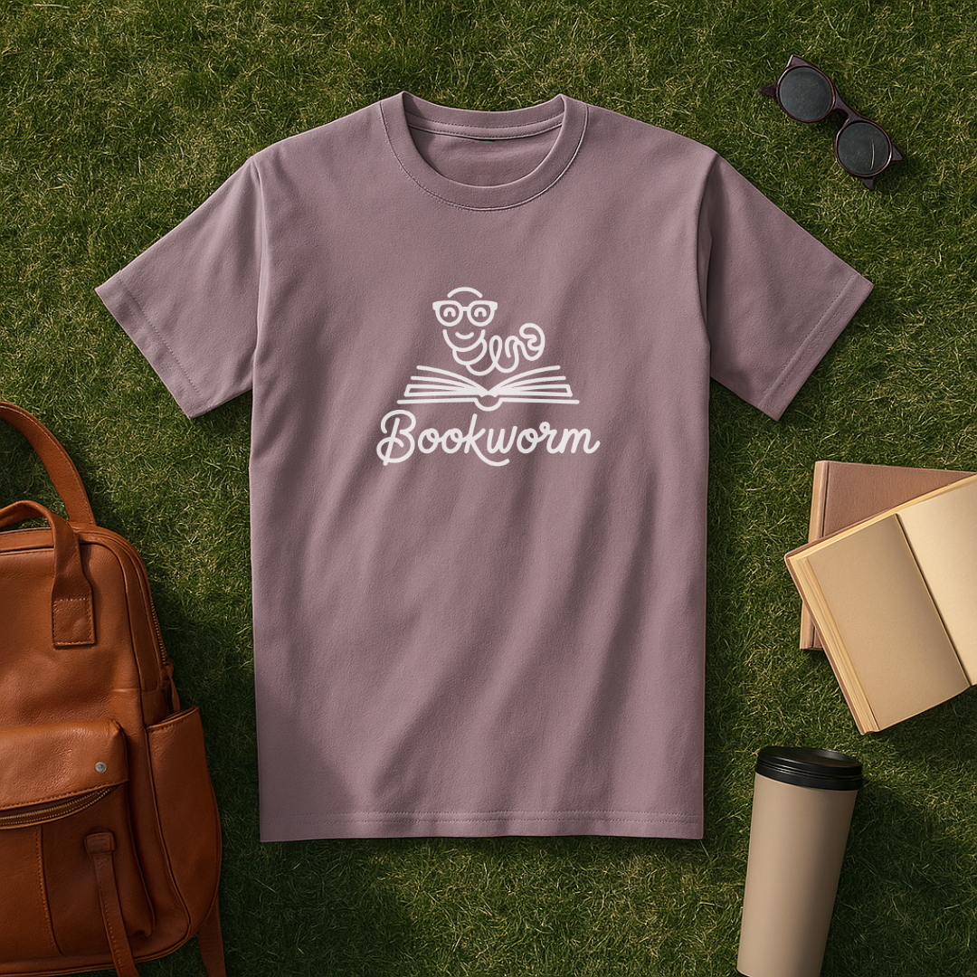 Minimalist Bookworm T-Shirt