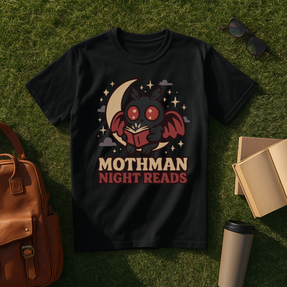 Mothman Night Reads T-Shirt