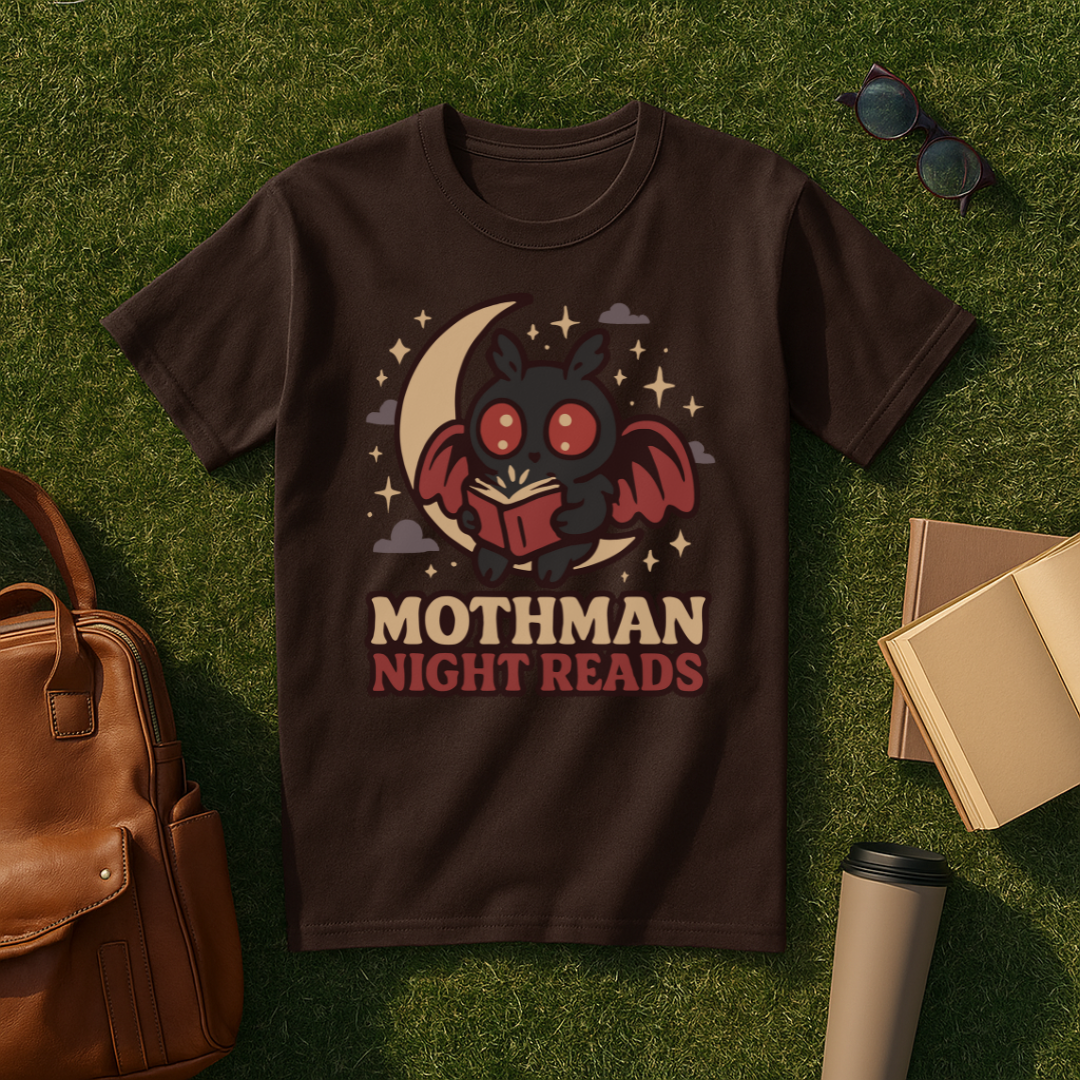 Mothman Night Reads T-Shirt