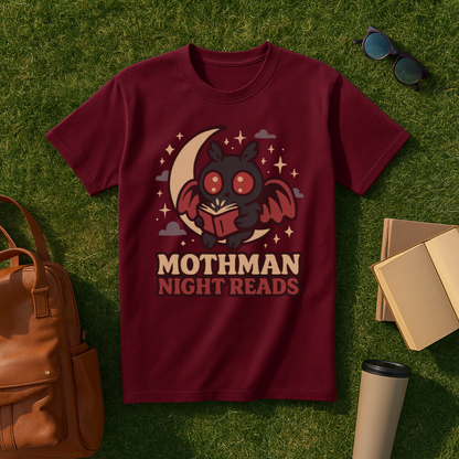 Mothman Night Reads T-Shirt