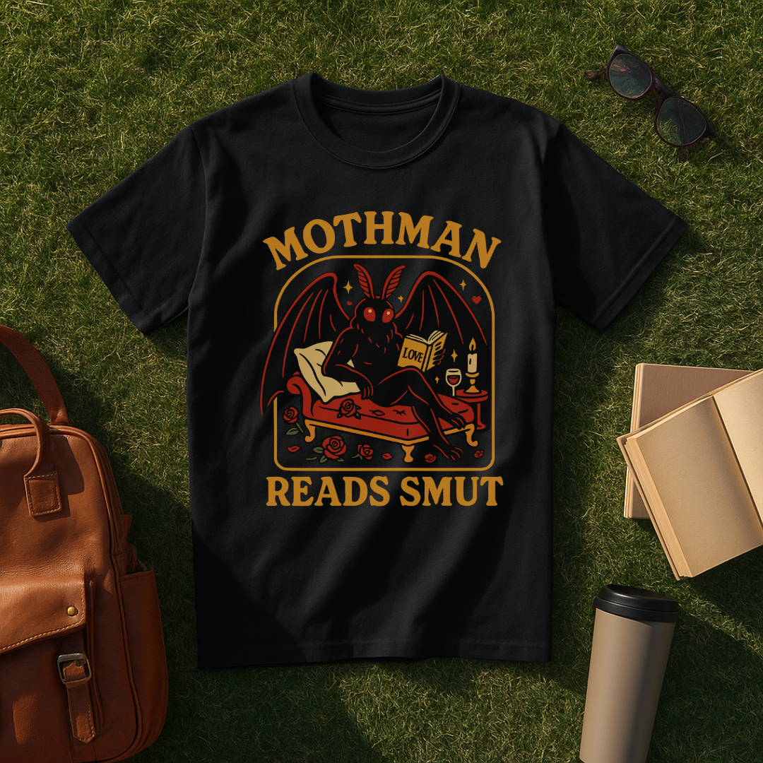 Mothman Reads Smut T-Shirt