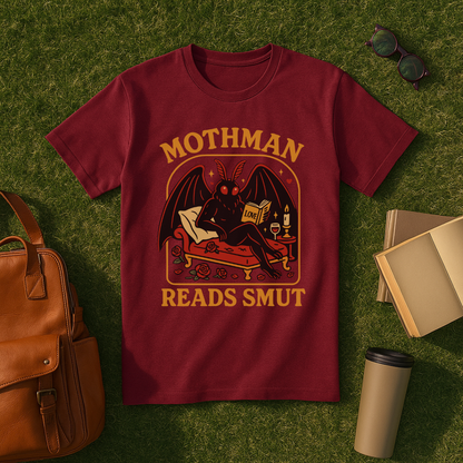 Mothman Reads Smut T-Shirt