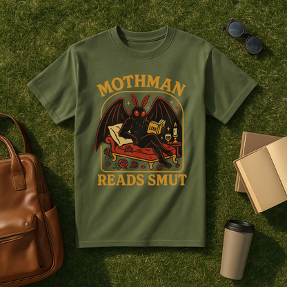Mothman Reads Smut T-Shirt
