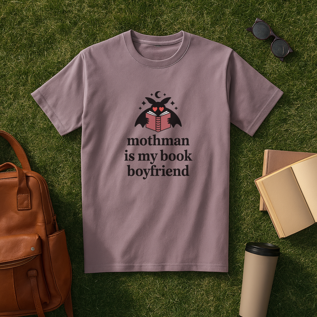 Mothman is My Book Boyfriend T-Shirt