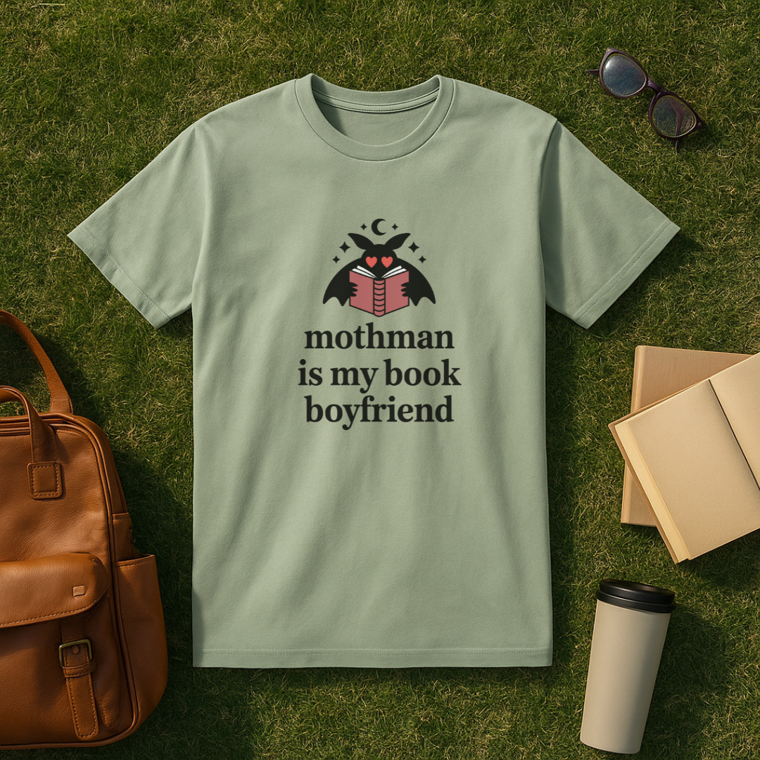 Mothman is My Book Boyfriend T-Shirt