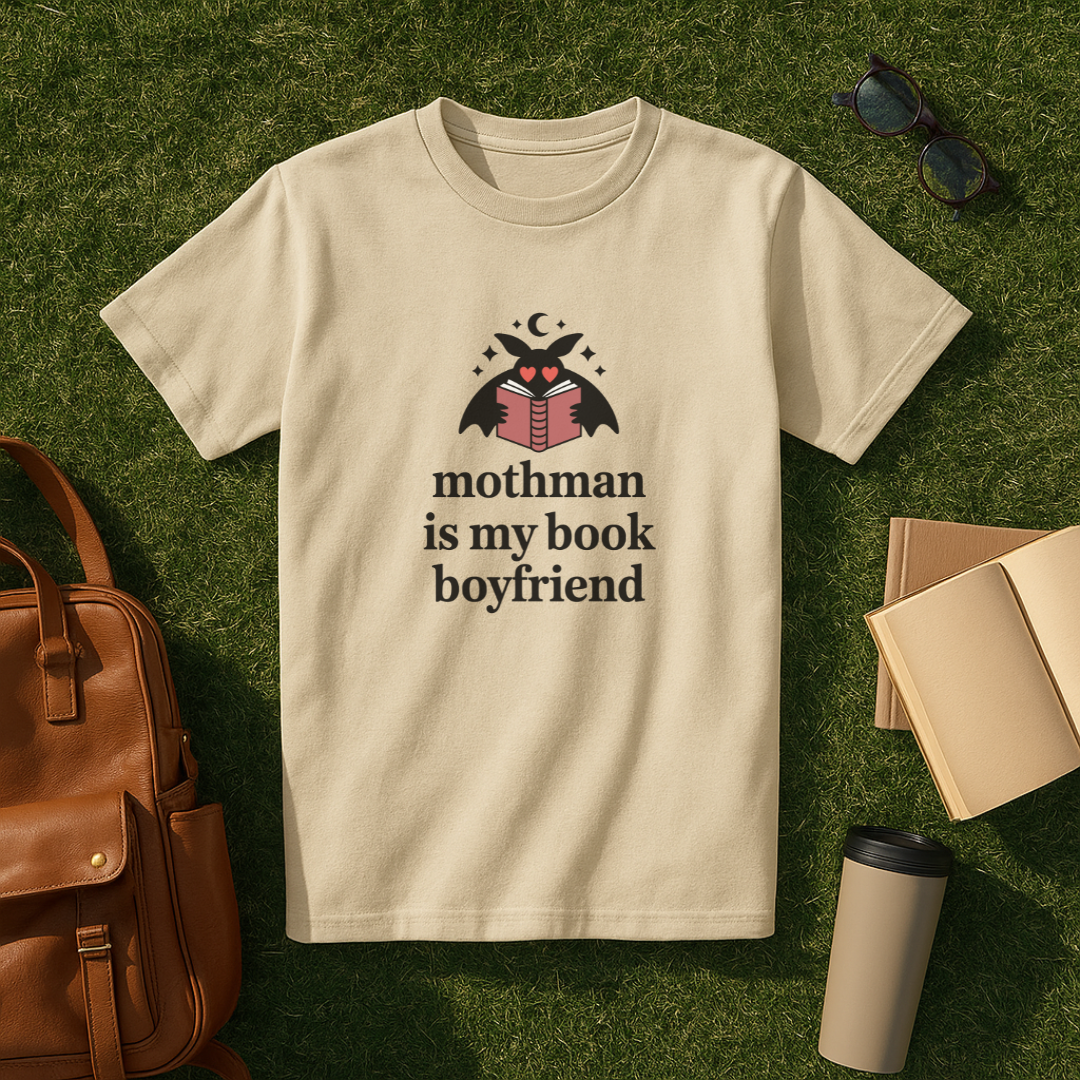 Mothman is My Book Boyfriend T-Shirt