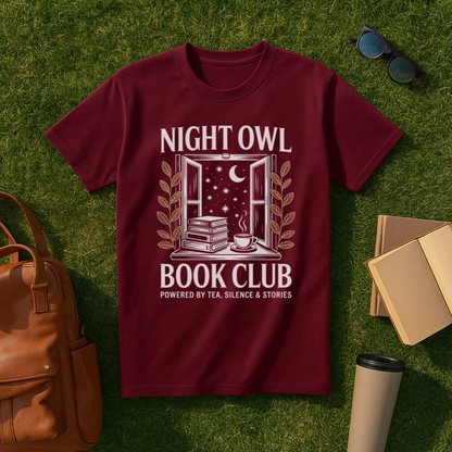 Night Owl Book Club T-Shirt