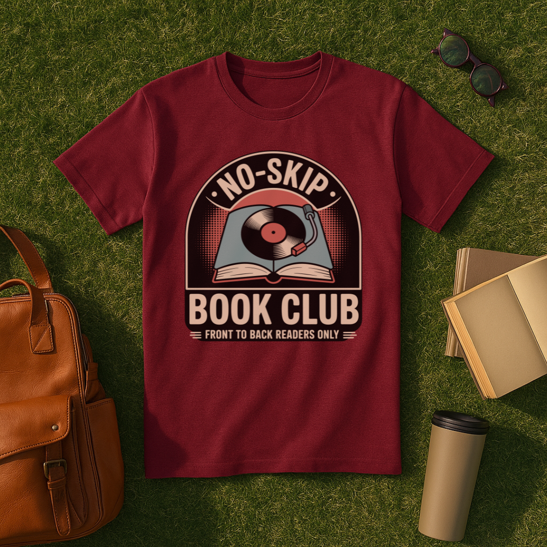 No-Skip Book Club T-Shirt