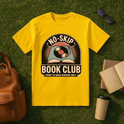 No-Skip Book Club T-Shirt