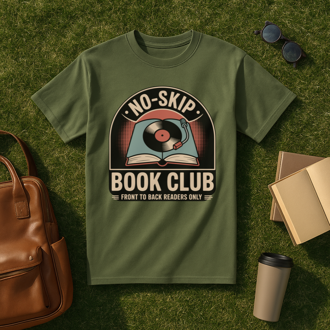 No-Skip Book Club T-Shirt
