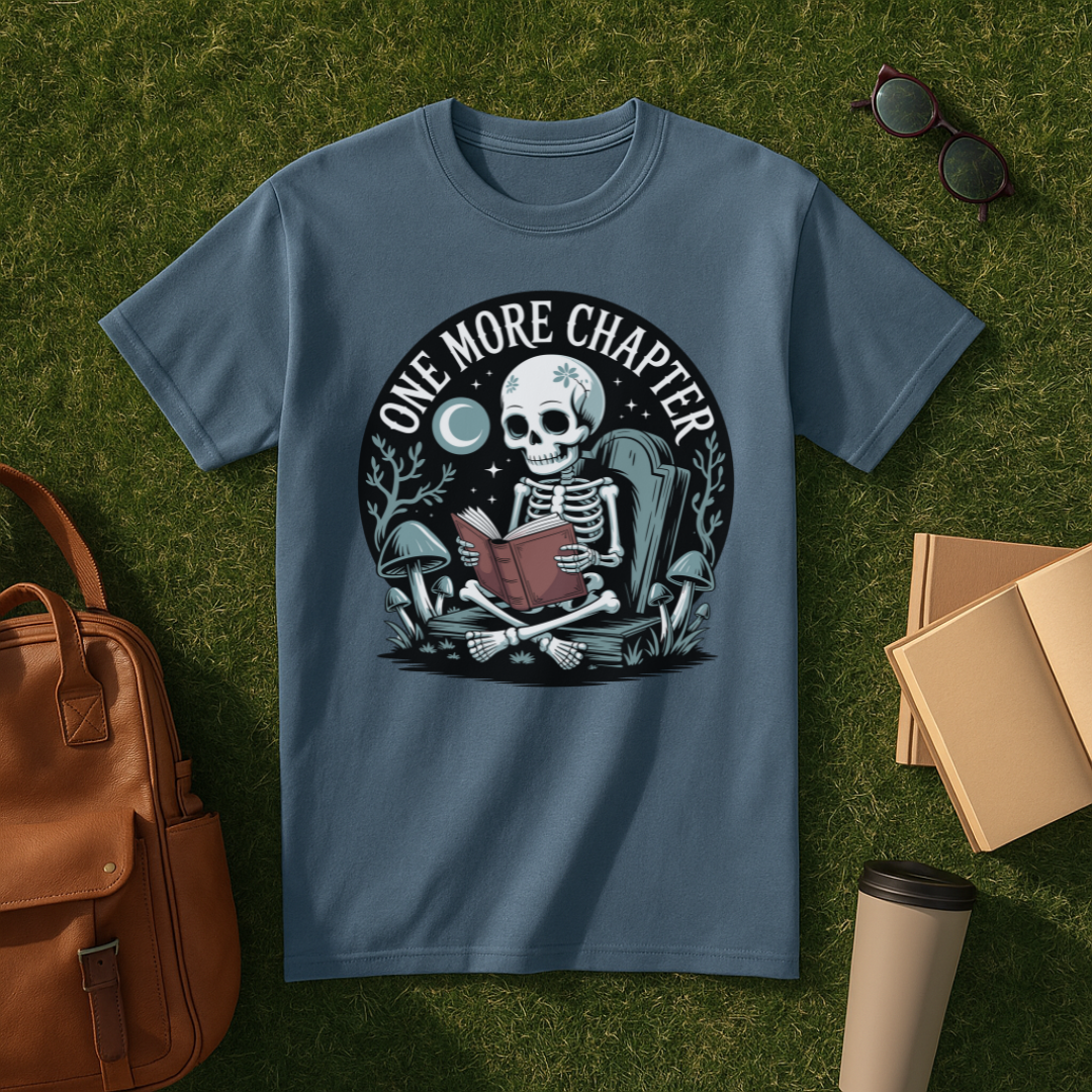 One More Chapter Skelly T-Shirt