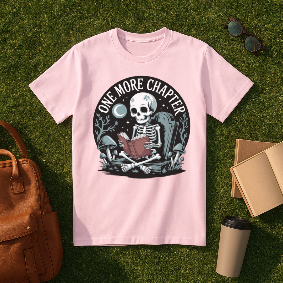 One More Chapter Skelly T-Shirt