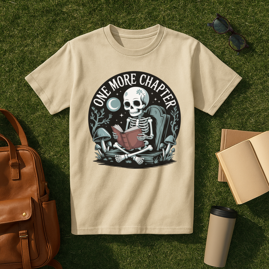 One More Chapter Skelly T-Shirt