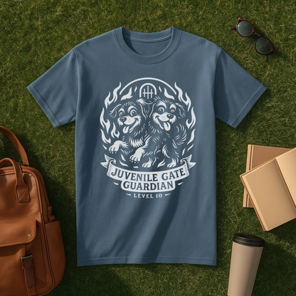 Orthrus White Juvenile Gate Guardian T-Shirt