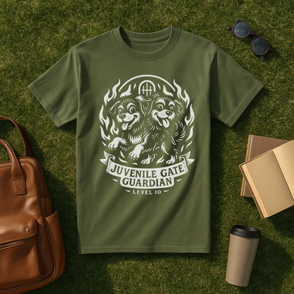 Orthrus White Juvenile Gate Guardian T-Shirt