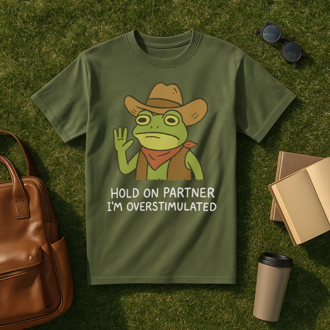 Overstimulated Frog T-Shirt