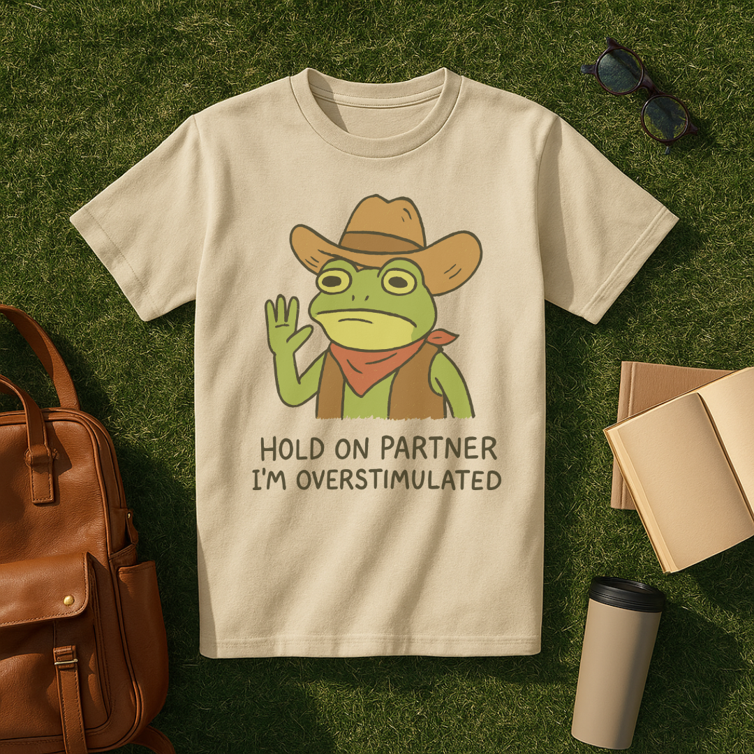 Overstimulated Frog T-Shirt