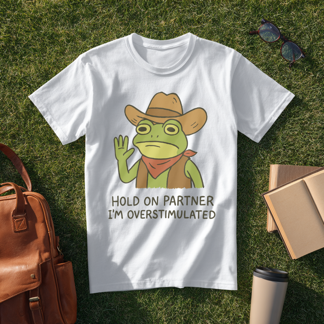 Overstimulated Frog T-Shirt
