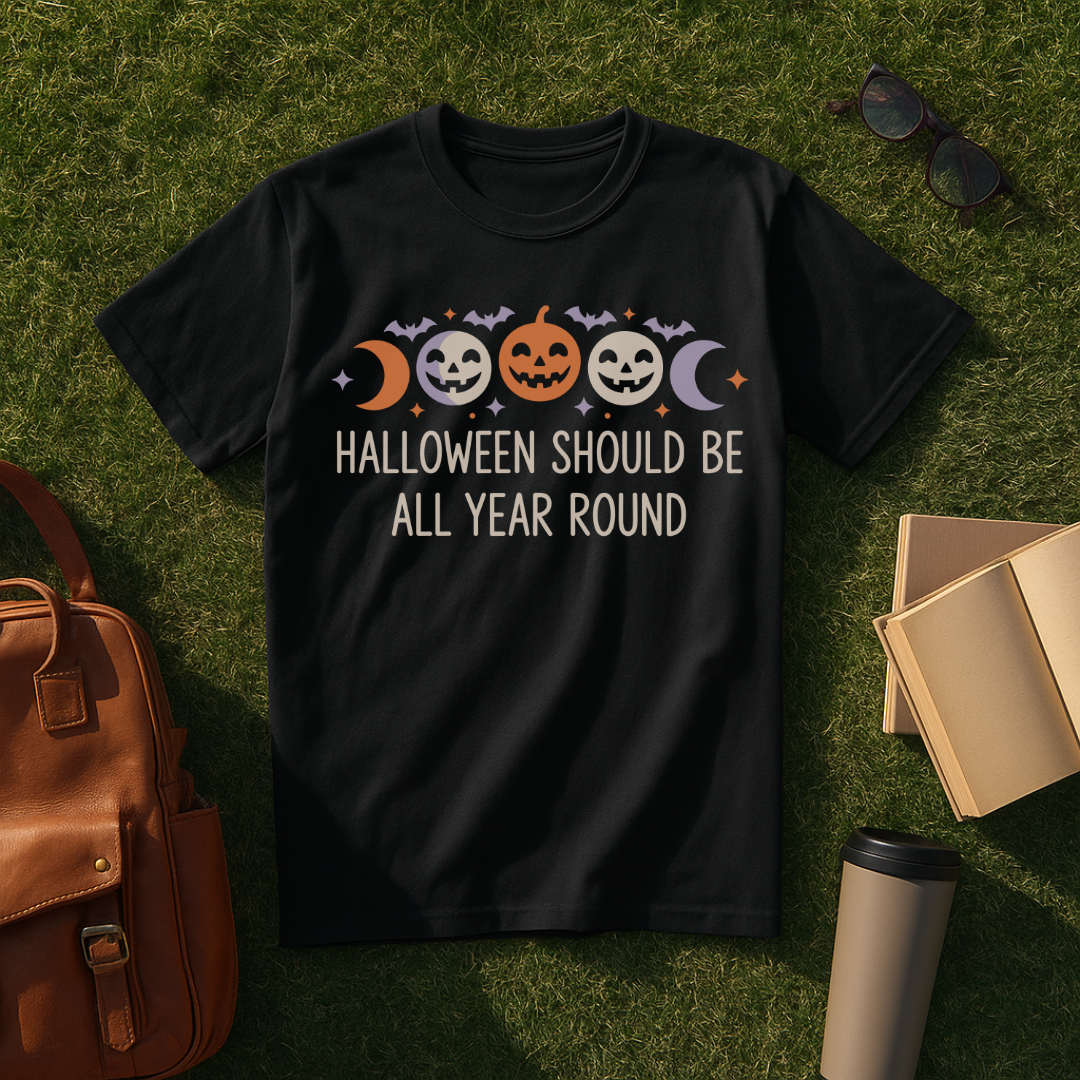 Pumpkin Moon Halloween T-Shirt