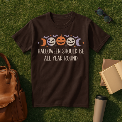 Pumpkin Moon Halloween T-Shirt