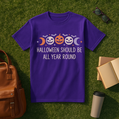 Pumpkin Moon Halloween T-Shirt