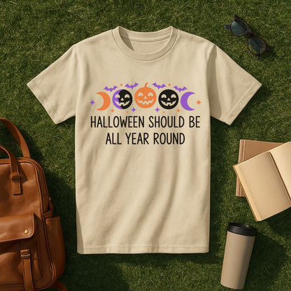 Pumpkin Moon Halloween T-Shirt