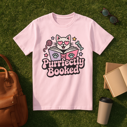 Purrfectly Booked T-Shirt