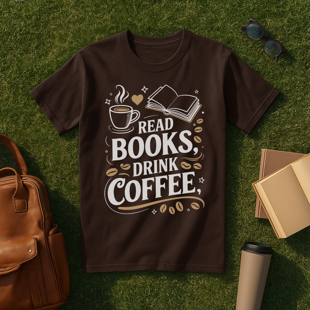 Read Books, Drink Coffee T-Shirt