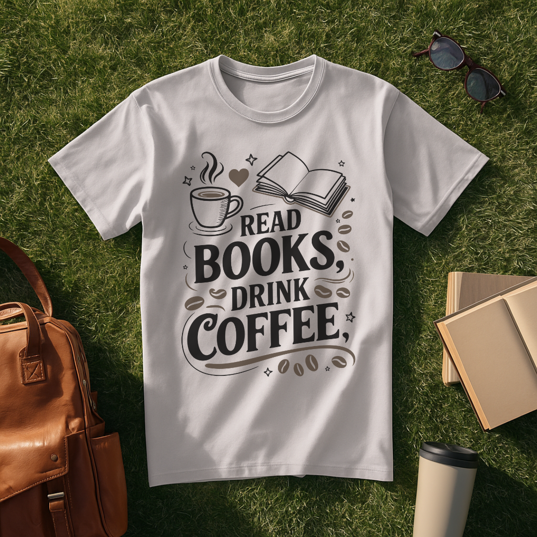 Read Books, Drink Coffee T-Shirt