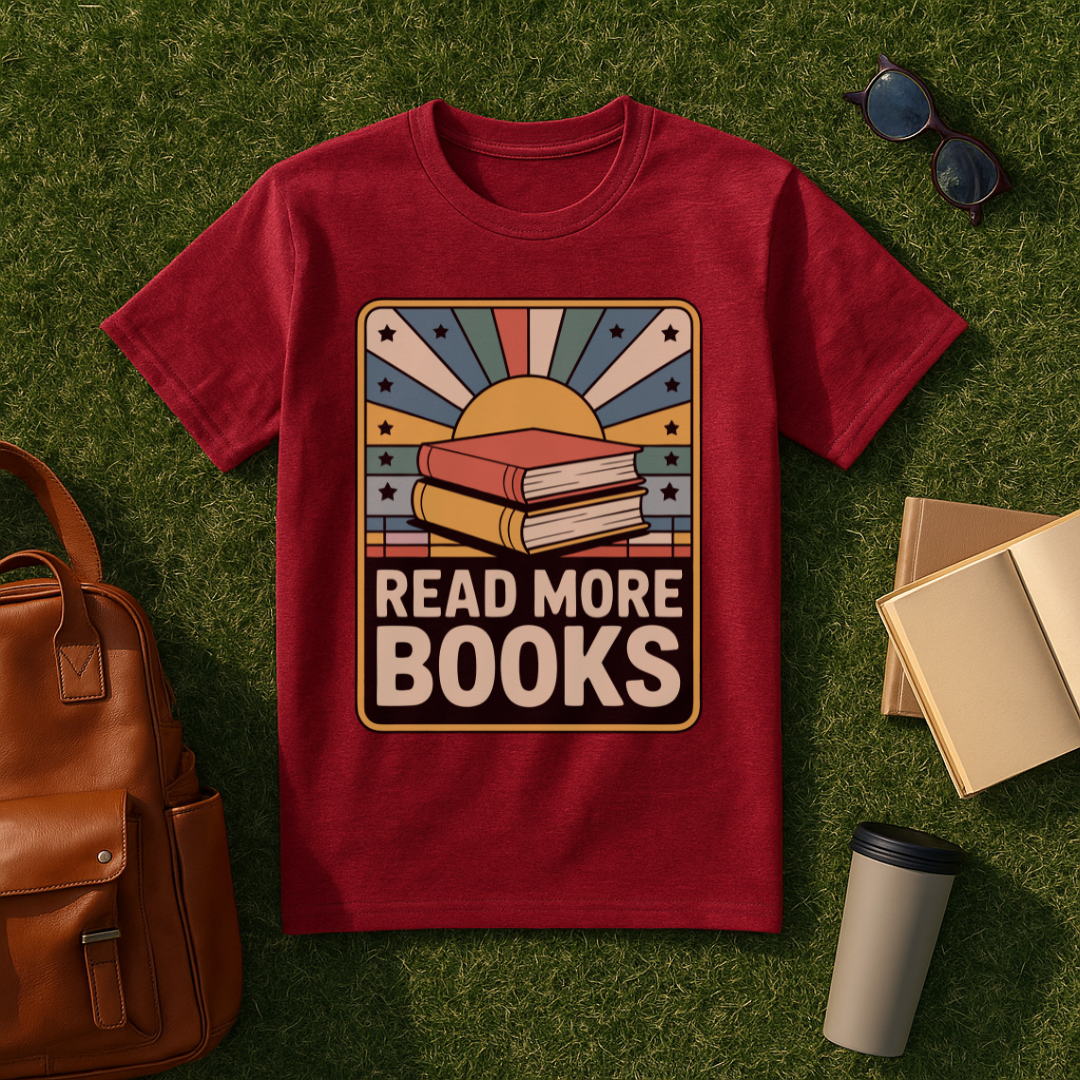 Read More Books Library Poster T-Shirt