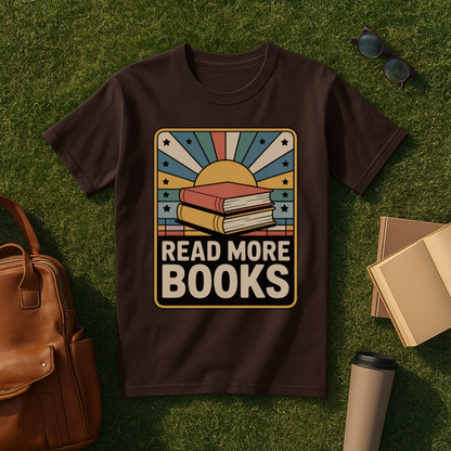 Read More Books Library Poster T-Shirt